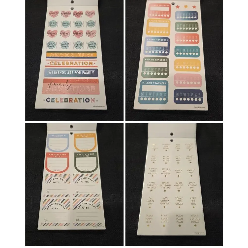 The Happy Planner  Planner Essentials BIG Sticker Book Missing 3 Stickers